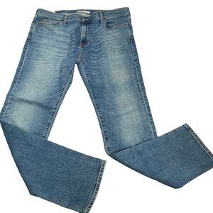 Abercrombie Fitch Stretch Skinny Jeans 36 Med Wash Denim 5 Pocket Mid Rise